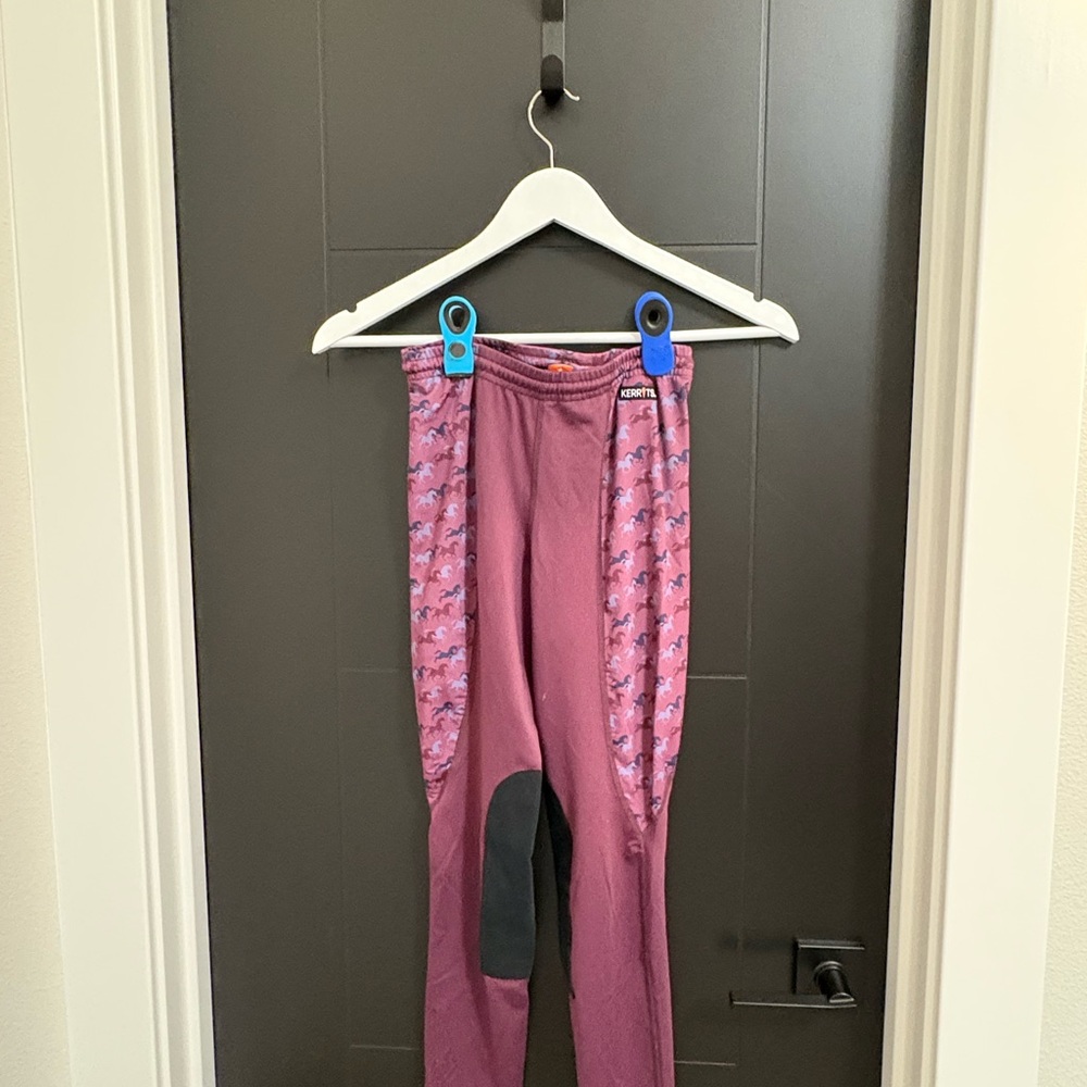 Kids Performance Knee Patch Riding Leggings